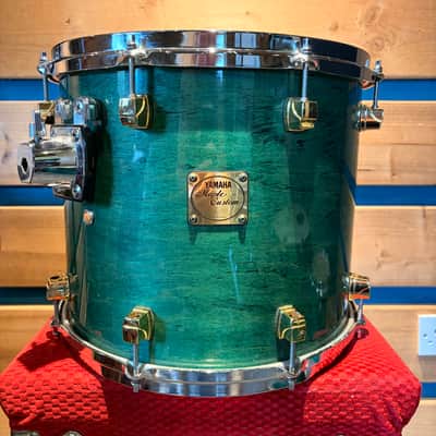 Yamaha Maple Custom Drum Set in Emerald Green image 15