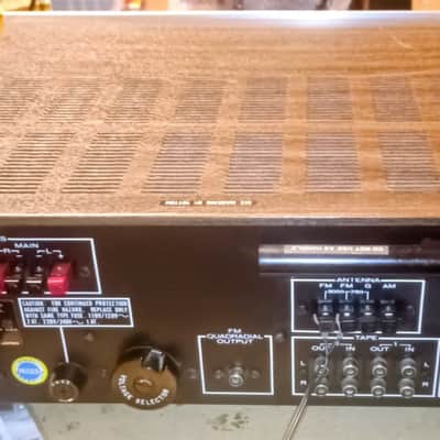 Marantz Model 2220B 20-Watt Stereo Solid-State Receiver 1974 - 1976 - Silver with Wood Case image 4