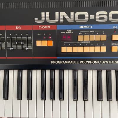 Roland Juno-60 Vintage Analog Synthesizer with Soft Case image 5