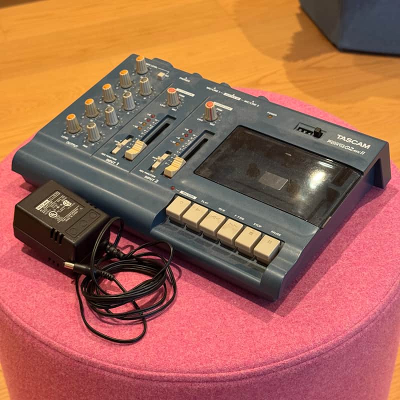 TASCAM Porta 02 mkII Ministudio 4-Track Cassette Recorder 2000s - Blue image 1