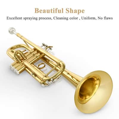 Standard Student Grade Trumpet, Gold, Bb image 3