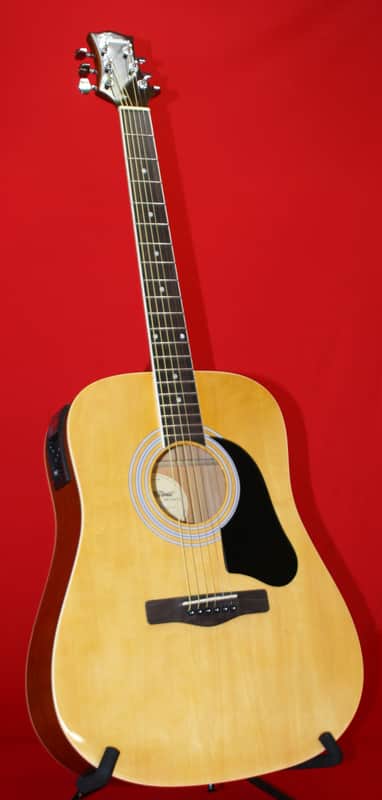 Silvertone SD 3000 Acoustic Electric Guitar W/Case image 1
