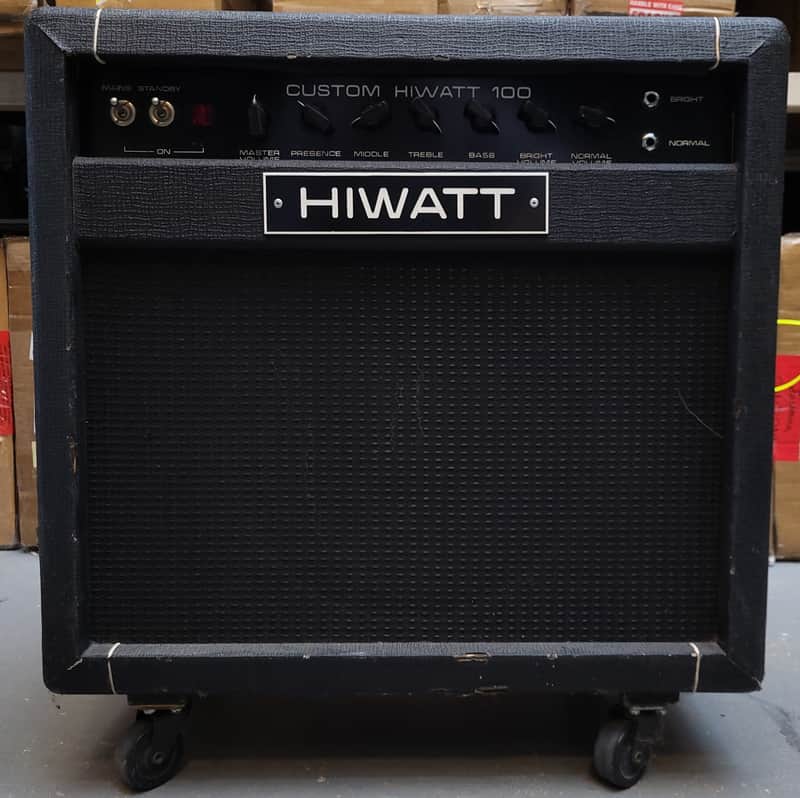 Hiwatt FL112 1970 - Black Tolex image 1