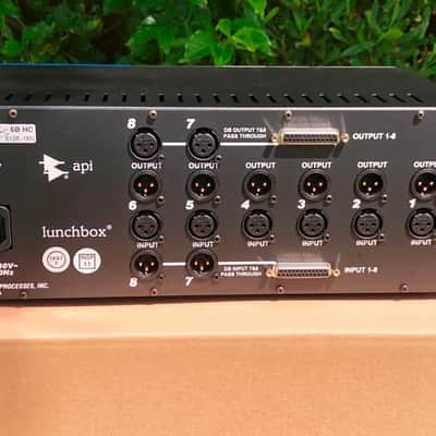 API Lunchbox loaded with (6) API 512c 500 Series Mic Preamp image 5