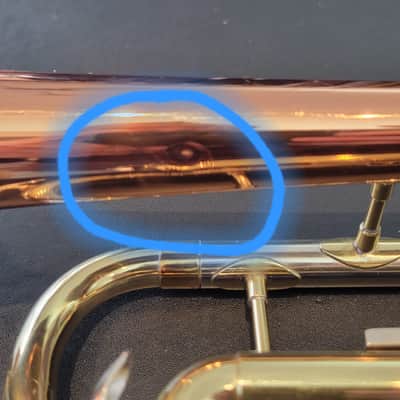 Conn Director Shooting Star Trumpet with case and Mouthpiece image 20