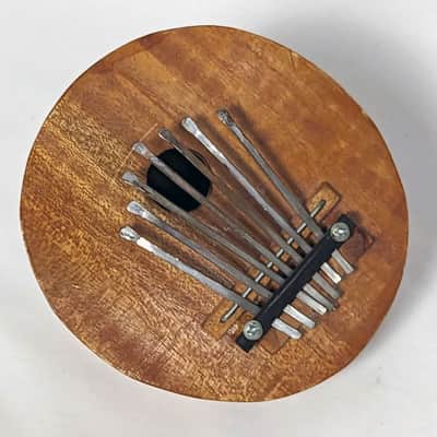 Handmade Coconut Gourd Kalimba Thumb Piano w/ 7 Tuneable Notes image 9