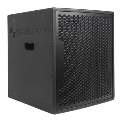 CARPO-V5B15 | Powered PA System with 15" 1600W Subwoofer and CARPO-V5B Column Array Loudspeakers, Two Adjustable Tripod Stands, Birch Plywood, Black image 2