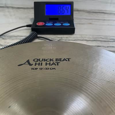 Zildjian 13" A Series Quick Beat Hi-Hat Cymbals (Pair) top 1986 - 2008 - Traditional image 3