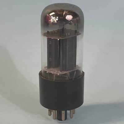 1957 Reliable 6SN7GTB Vintage Black Plate Chrome Top Preamp Tube! T224 image 3