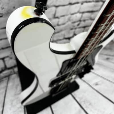 1995 Rickenbacker 4003 4-String - White with Black Hardware/Black Trim image 11