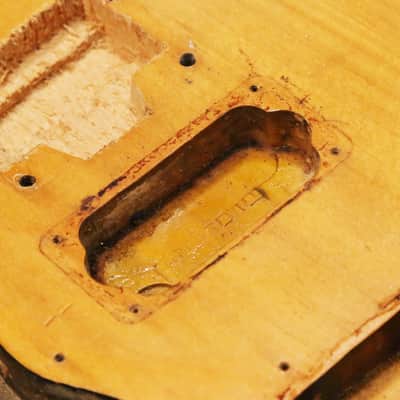 1966 Mosrite The Ventures Model Mark V Vintage Electric Guitar Body – Rare Original ’66 MK V German Carve Ventures II Part Made in Bakersfield CA (B802) image 10