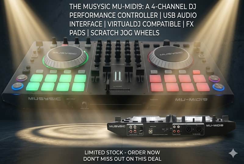 MU-MIDI9 4 CHANNELS 2025 (BRAND NEW) image 1