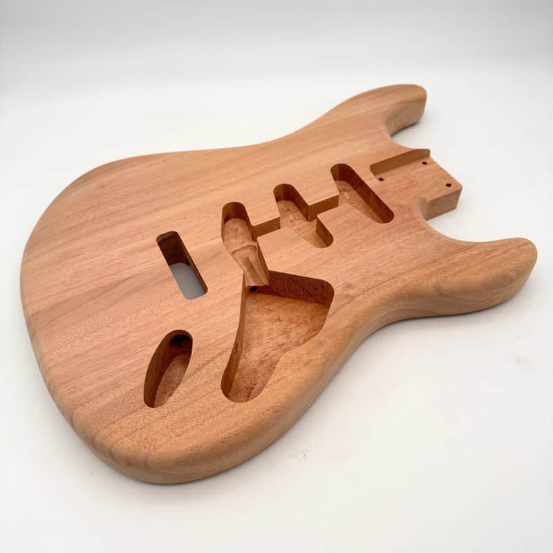 HooDoo Stratocaster Body Mahogany 2-Piece Unfinished Light hsb5341 image 1