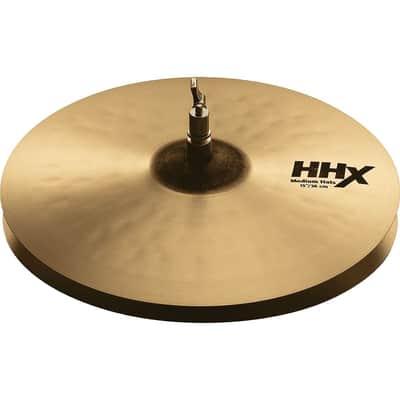 Sabian 15" HHX Medium Hi-Hat Cymbals (Pair)
