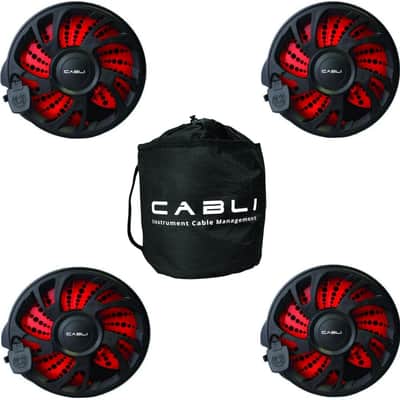 SINGULAR SOUND CABLI PACK Instrument Cable Management 4 Holders & 1 Carry Bag image 1