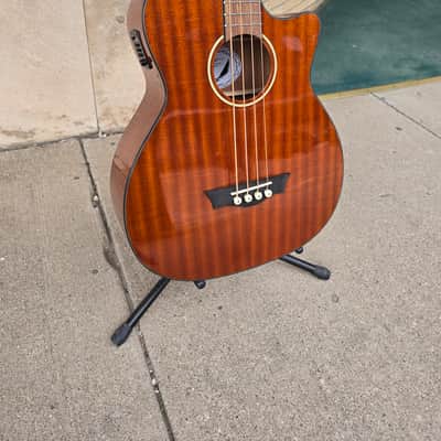 Dean AX EABC MAH GC AXS Acoustic / Electric Bass - Mahogany 2026 - Natural image 3
