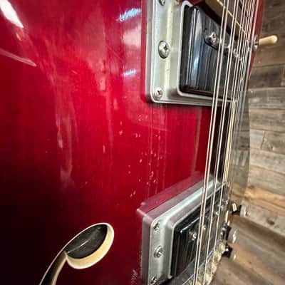 Yamaha SA-20 12-String Hollow Body 1968 - 1972 - Cherry Red image 10