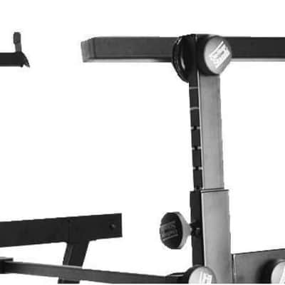 On-Stage KS7365EJ Pro Heavy-Duty Folding-Z Keyboard Stand with 2nd Tier,Black image 3