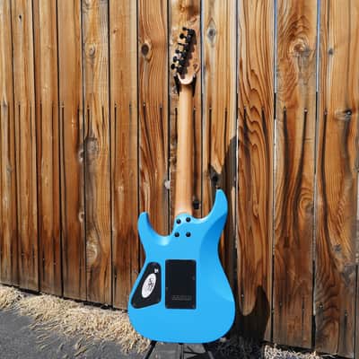 Schecter DIAMOND SERIES Aaron Marshall AM-6 Satin Royal Sapphire 6-String Electric Guitar image 3