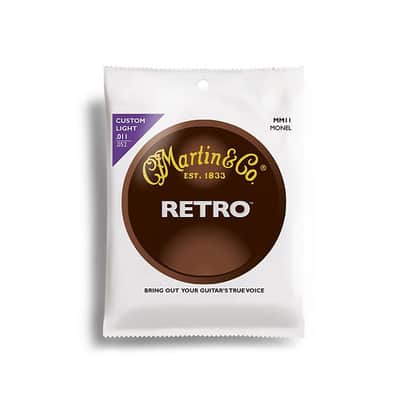Martin MM11 Retro Acoustic Guitar Strings 0.011 - 0.052