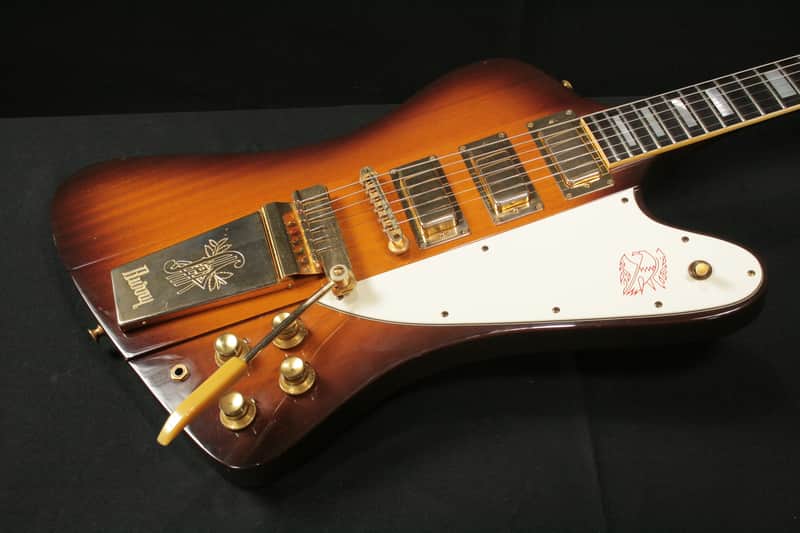 Burny Firebird VII 1990 - Tobacco Sunburst | Reverb