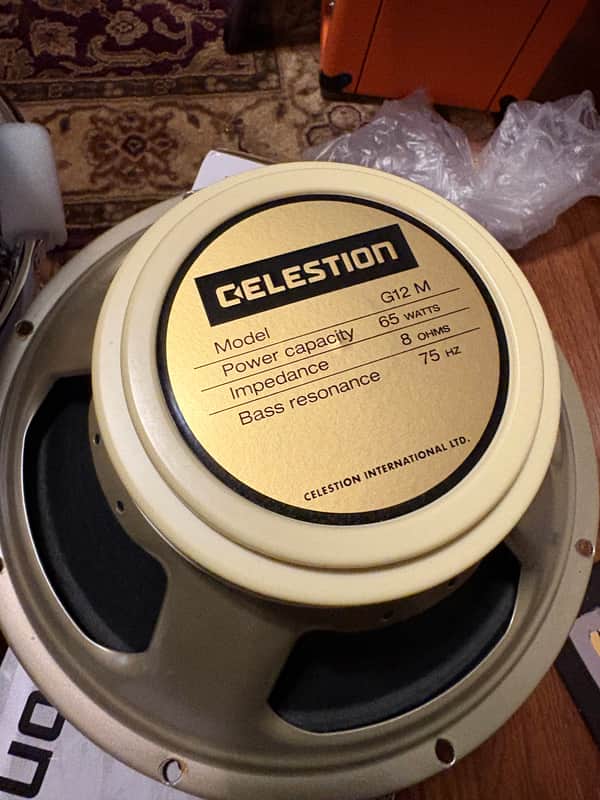 Celestion G12M-65 12" Classic Series Creamback 65W 8 Ohm Speaker 2010s - Cream image 1