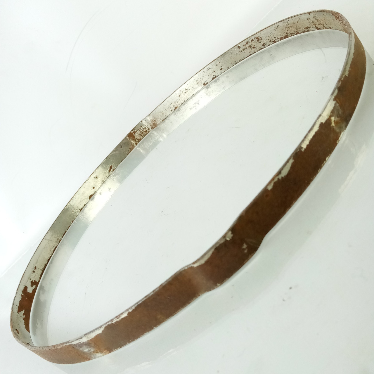 Leedy&Strupe 14" Snare Drum Resonant Side Rim/Hoop Nickel-Steel Vintage 30s USA — main photograph