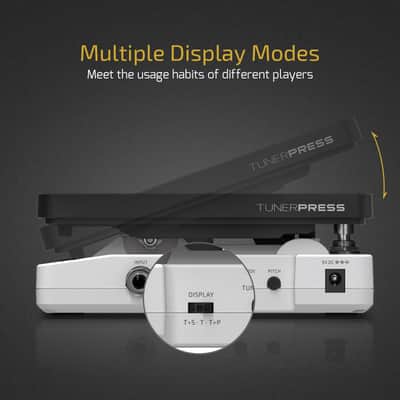HOTONE Multi-function 4 in 1 Switchable Volume & Expression Pedal with Buffer switch and Visible Tuner SP-30T(U.S. domestic inventory) image 4