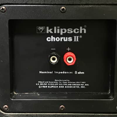 Klipsch Chorus II Speakers Pair Oiled Oak image 16