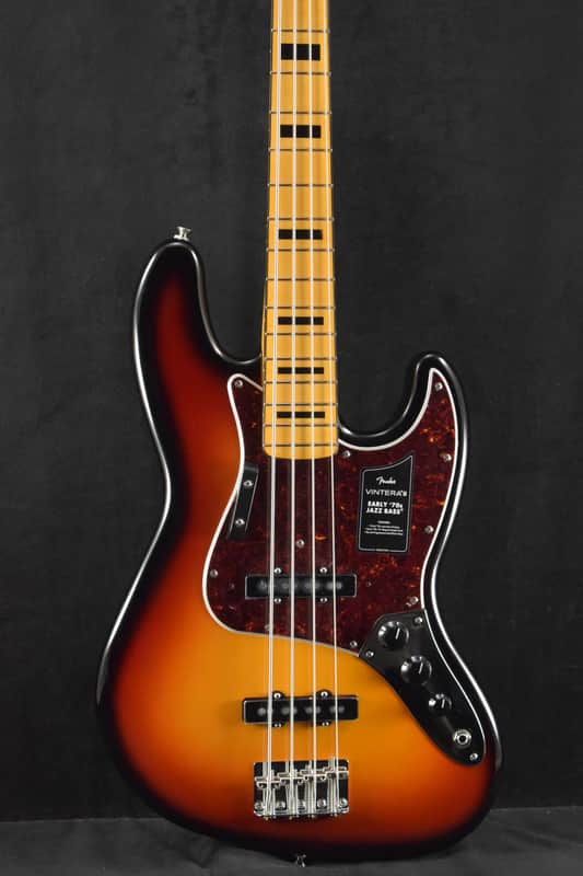 Fender Vintera III Early '70s Jazz Bass 3-Color Sunburst Maple Fingerboard image 1