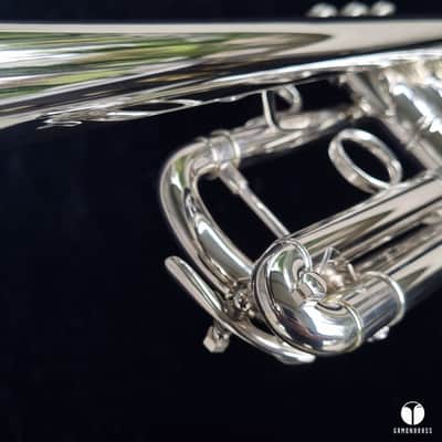 Immagine Bach Stradivarius C 180SL- 229 Chicago large lightweight trumpet case mouthpiece  gamonbrass - 21