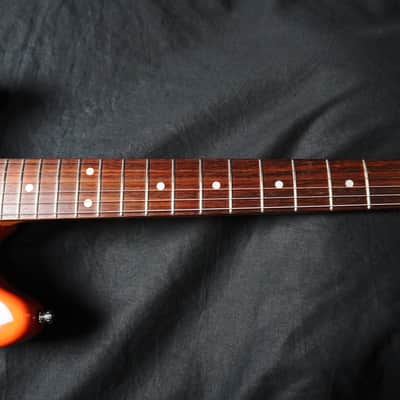 Fender Kurt Cobain Mustang KC-MG/LH FRD 2012 Fiesta Red Oranj-stang  Left-Handed MIJ image 9
