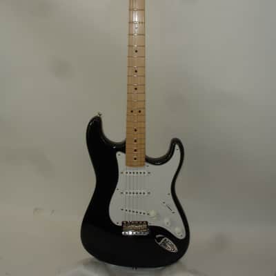 2013 Fender Eric Clapton "Blackie" Stratocaster Electric Guitar, Maple Fingerboard, Black w/ Case image 2
