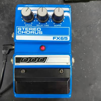 DOD Stereo Chorus FX65 1985 - 1997 - Blue Original Box image 2