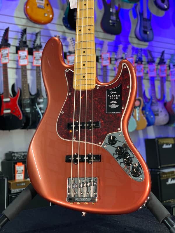 Fender Player Plus Active Jazz Bass - Aged Candy Apple Red with Maple Fingerboard *FREE PLEK WITH PURCHASE*! 672 image 1