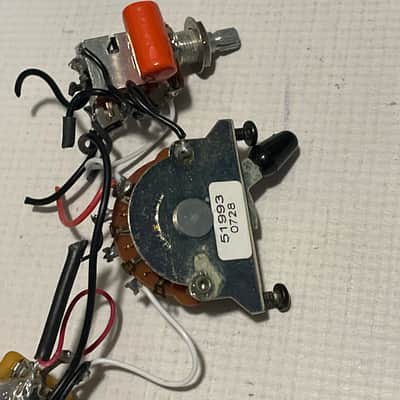 2000's Japan Jackson DK2 Dinky Upgraded Complete Control Electronics Wiring Harness CTS Pots, Orange Drop Capacitor image 7