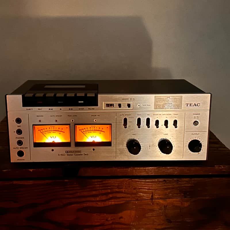 TEAC A-460 1970's Vintage Cassette deck top loading | Reverb