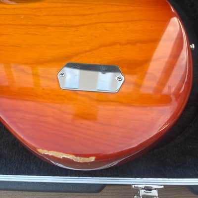 Ernie Ball Music Man Stingray 1990 - Flame Birds Eye Maple, & Honey Sunburst image 9