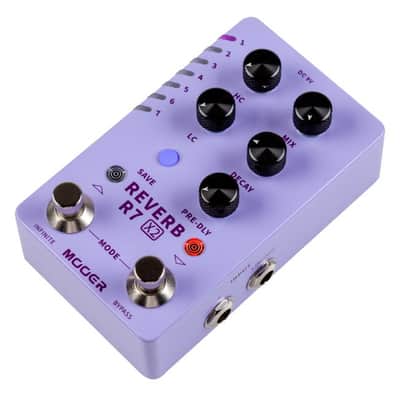 MOOER R7 X2 Reverb Digital Reverb Effektpedal image 1