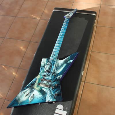ESP ESP EX Sharks Custom Shop NAMM exhibition model 2008 Sharks custom image 1