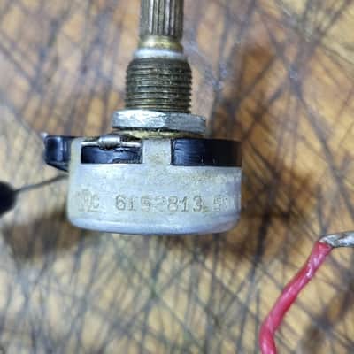 Vintage RARE 1952 Harmony H51 Wiring Harness Solid Shaft Pots Cap Input Jack Espanada Luthier Guitar Parts image 5