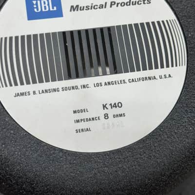 JBL K-140 “15” Speaker. From Vintage Kustom Bass Cab. image 2