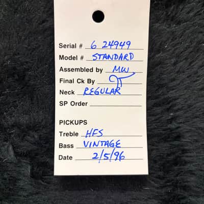 Paul Reed Smith Standard 24 February, 5th, 1996 - Gloss Cherry Red image 6