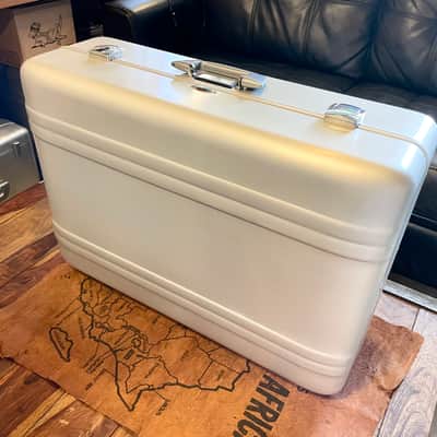 Buchla Tiptop 200t series with BPNYC ZERO Halliburton Eurorack Modular Travel Case SILVER 122hp 9U w/MARF image 20