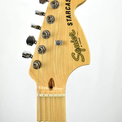 Squier Affinity Starcaster Deluxe Sienna Sunburst Semi Hollow HH Maple Fretboard image 6