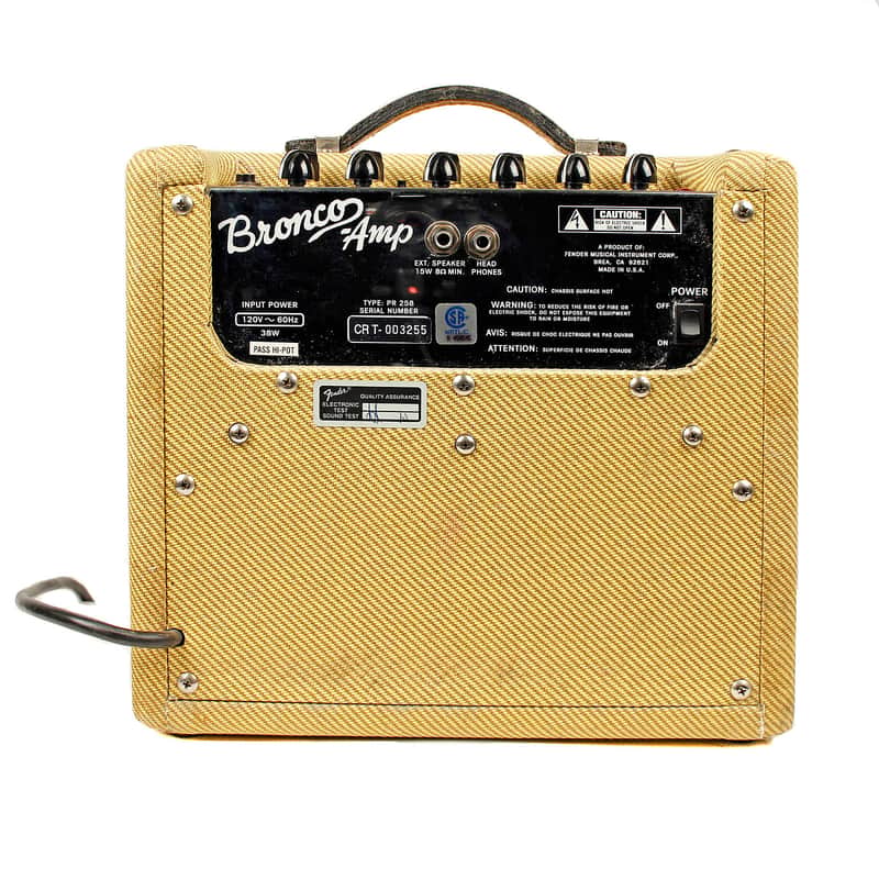Fender Bronco-Amp 2-Channel 15-Watt 1x8" Solid State Guitar Practice Amp 1994 - 2001 image 2