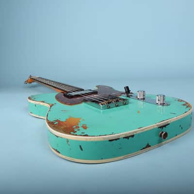 2020 Fender Custom Shop 60 HS Telecaster Custom Heavy Relic Sea Foam Green L.E. image 13