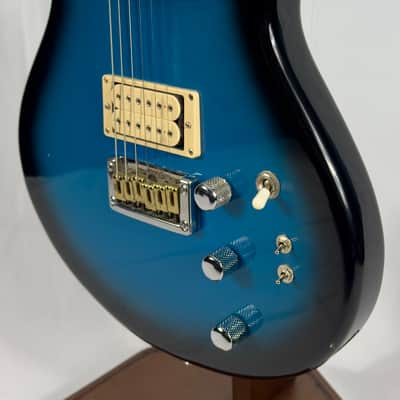 Martin Sigma Prototype Neck Through Electric Guitar MIJ Japan Early 1980s - Blue Burst image 5