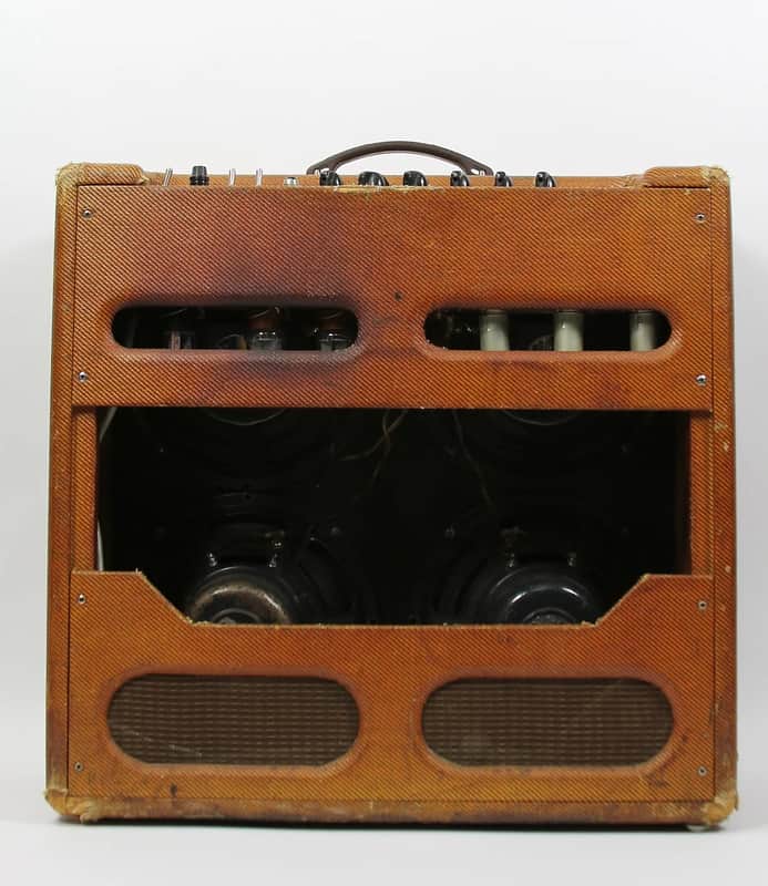 Fender Bassman 5F6-A Narrow Panel 40-Watt 4x10" Guitar Combo 1958 - 1960 image 2