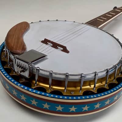 Royce All American Banjo "Elks Club" 1970's USA - Patriot Special image 2